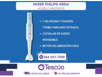 Mixer Minipimer Philips 400w (hr2530/50)- Envo Sin Cargo- Un Ao De Garanta