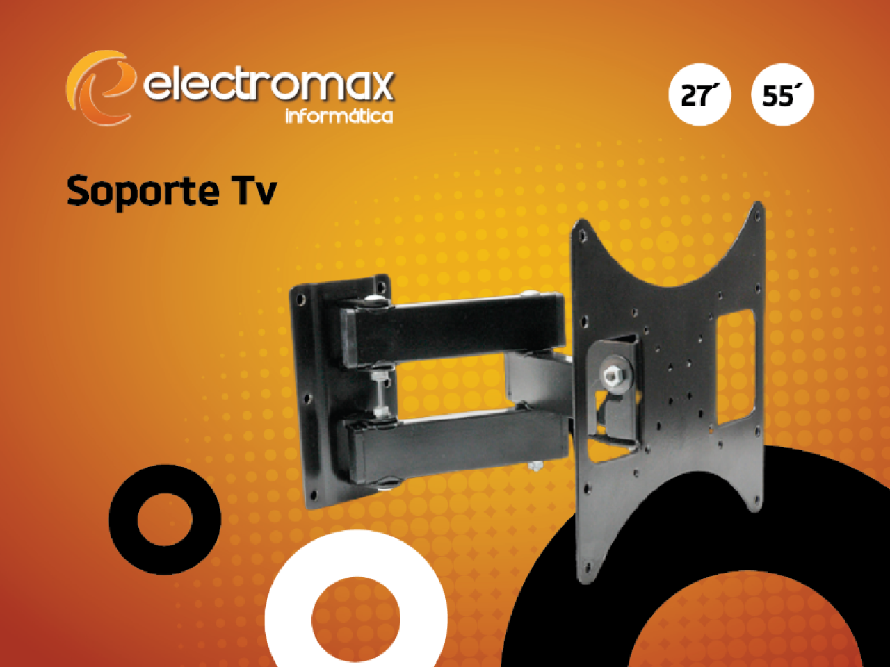 Soporte TV Basculante 15 A 43 