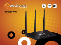 Router Wifi Nexxt Nebula 301 Plus Wireless N 300mbps 4 Antenas