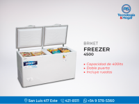 Freezer Briket 400lts Fr4500 Con Doble Puerta Pozo - Nuevos - Garantía Oficial.