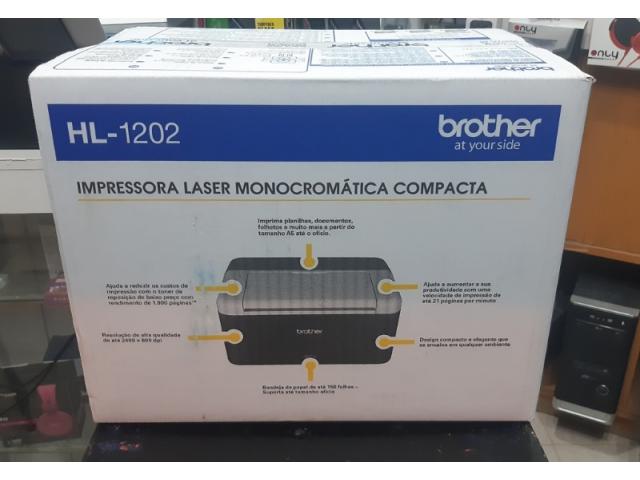 Impresora Brother Hl-1112 Láser Blanco Negro Toner Económico