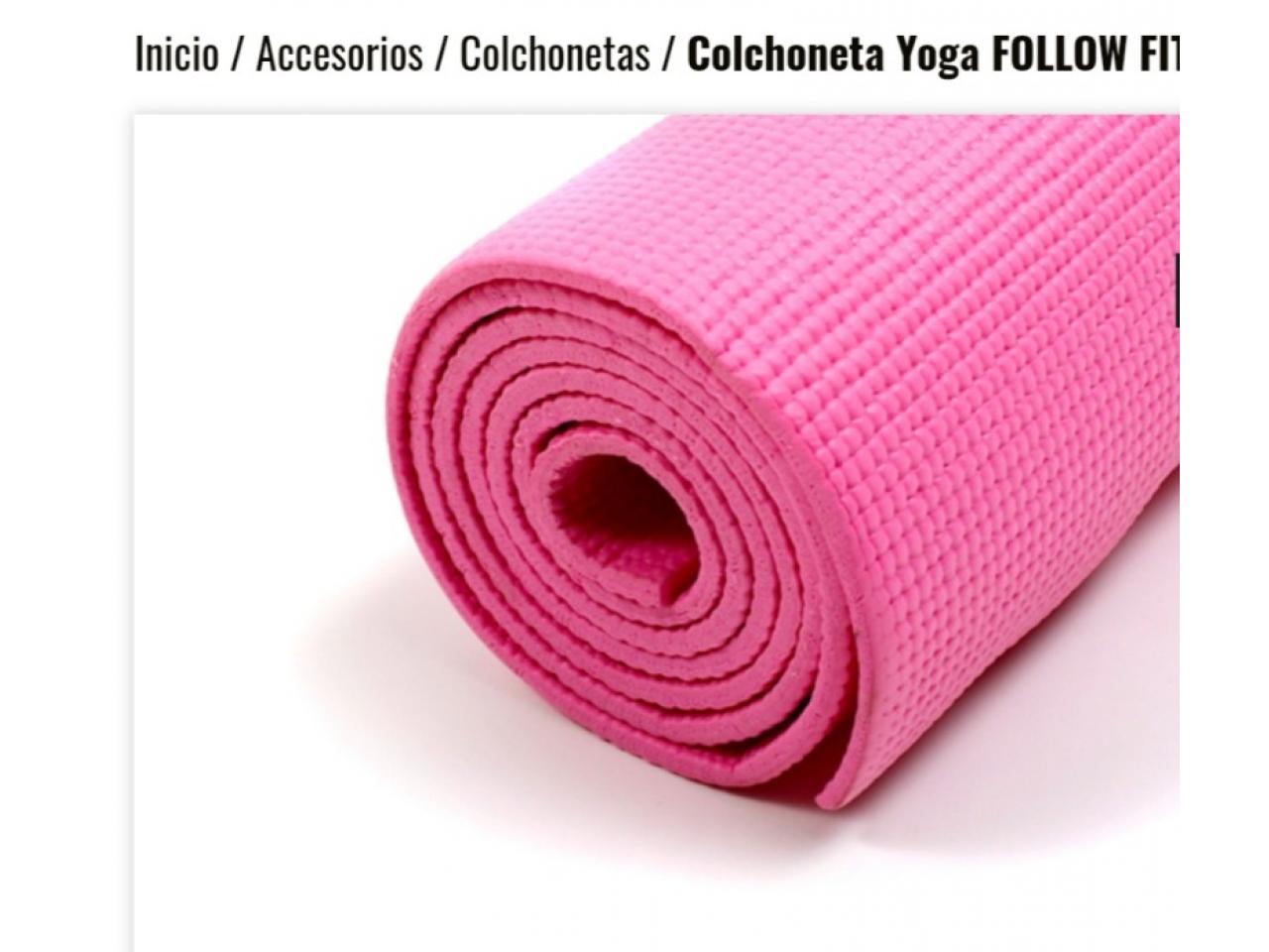 Colchoneta Mat de yoga MIR Rosa de 6mm – MIR Fitness