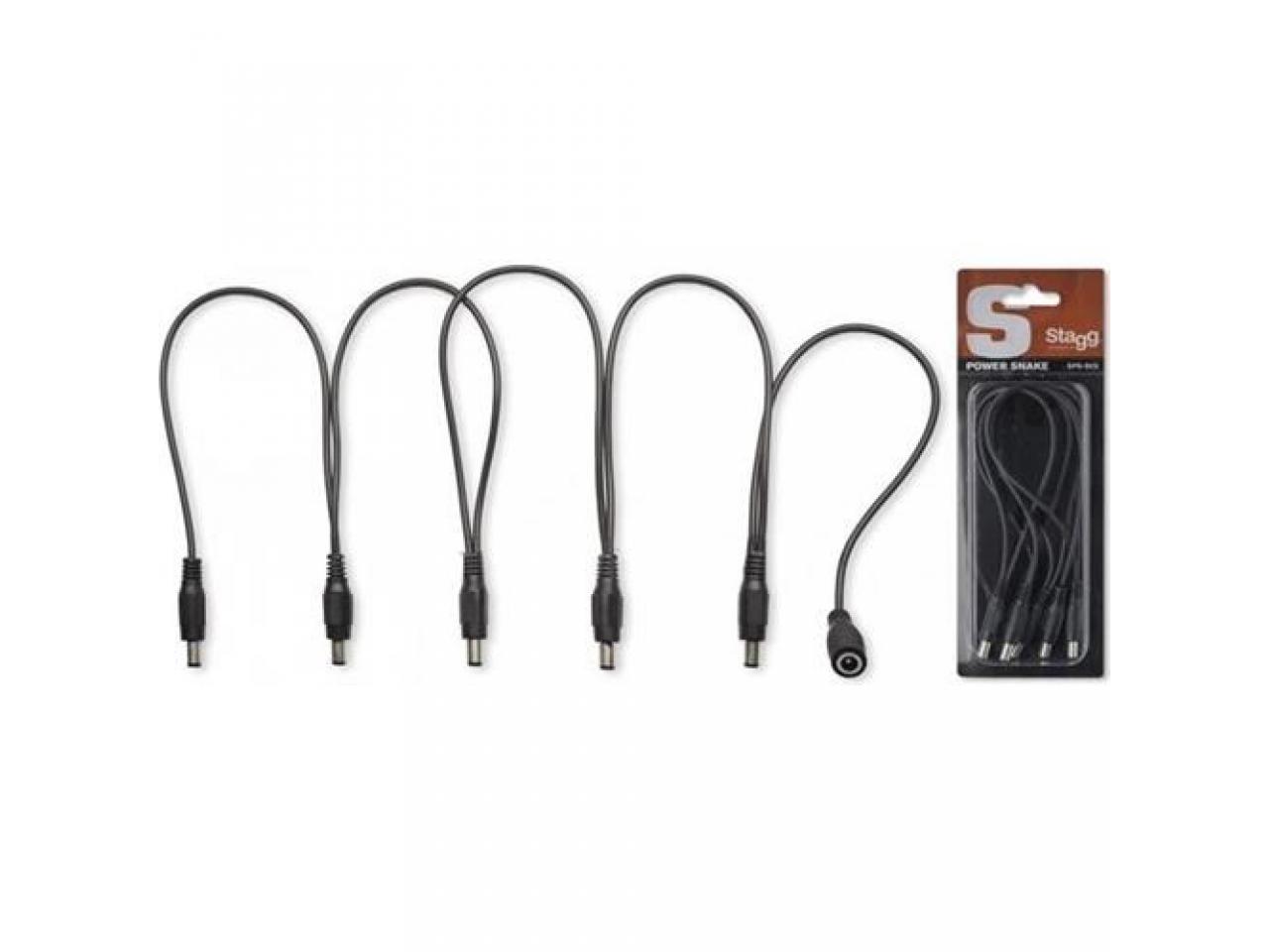 Multicable Stagg Spsdc5m1f 5 Fichas Adaptador Fuente Pedal Comprá
