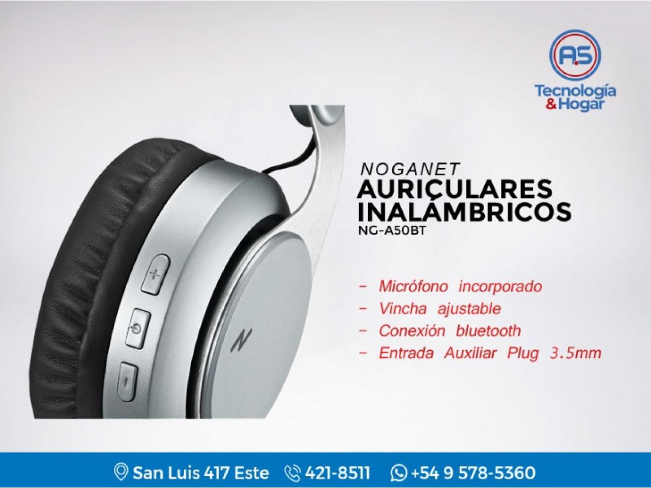 Auriculares Inalambricos Vincha Bluetooth Microfono Miniplug Color