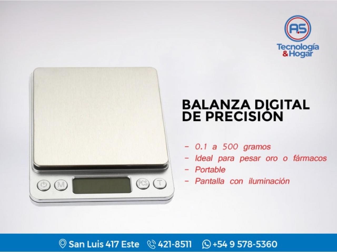 Balanza Digital De Precisión - 0.1 500 Gramos - Ideal Pesar Oro Fármacos - Portable - Nuevas - Comprá en San Juan