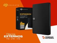 Discos Externos Portatiles Seagate Expansion/ 1tb / 2tb / 4tb / Super Rápidos / Sellados En Caja / Garantía Escrita / 