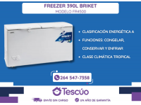 Freezer Briket 390 Litros - Envo Gratis - Un Ao De Garanta