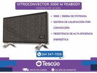 Calefactor Peabody 2000 Watts Negro