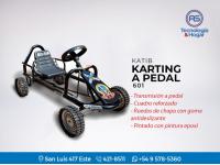 Karting A Pedal Deportivo Katib 601 - Para Niños - Ruedas Metalicas - Asiento Regulable - Nuevos