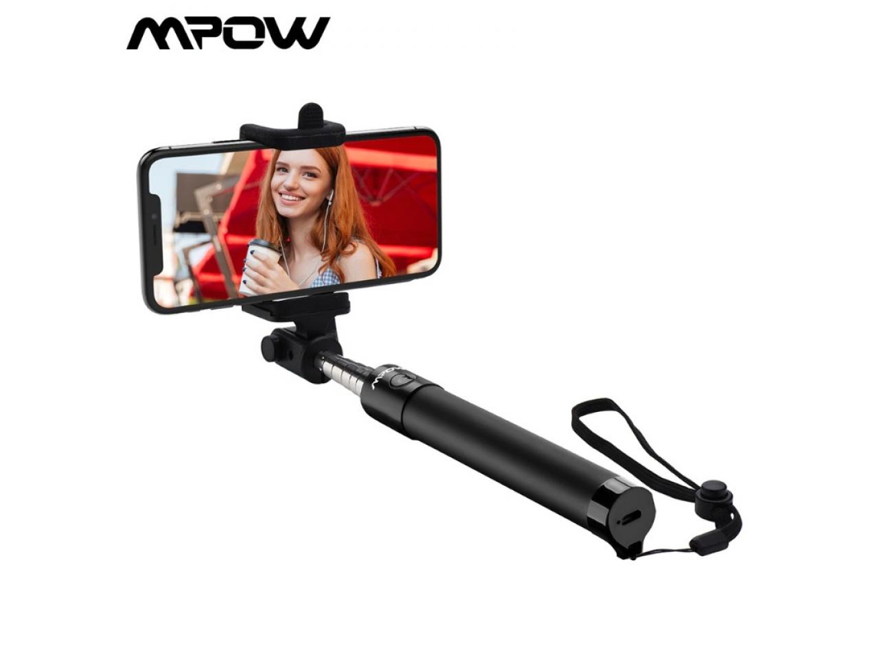 mpow selfie stick bluetooth isnap