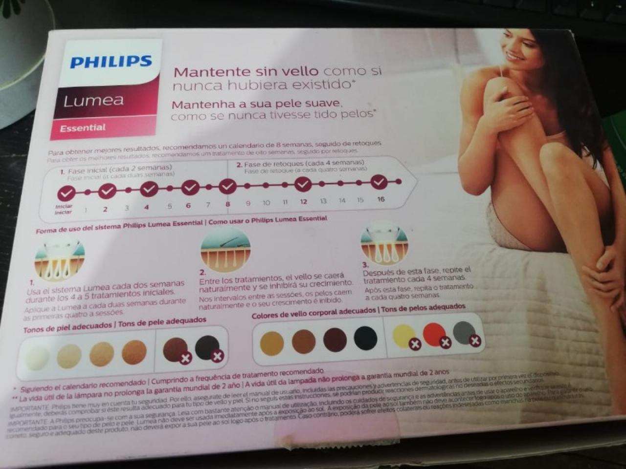 Depiladora Philips Lumea Luz Pulsada Essential Compra en San Juan