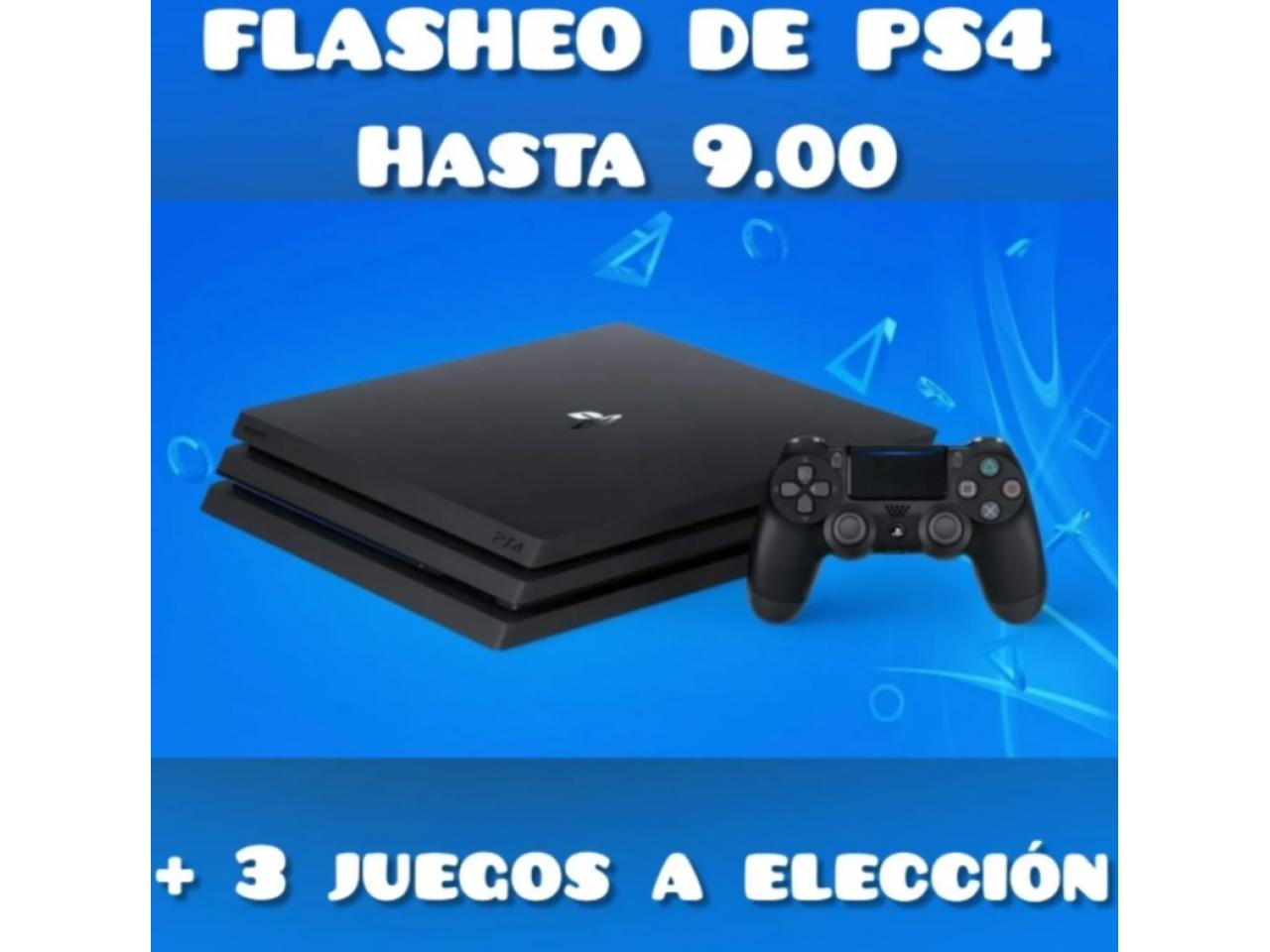 Rokolandia Cba - FLASHEO PLAYSTATION 4!! 😎 ☑️FLASH + 5 JUEGOS