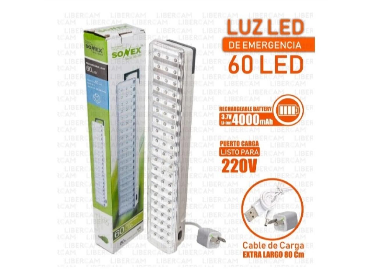 Luz De Emergencia 30 Leds Recargable Usb 220v Compacta Slim