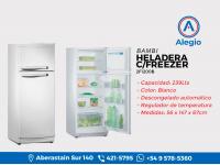 Heladera Bambi 2f1200b - Con Freezer - 239 Litros - Color Blanca - Nuevos - Garantia