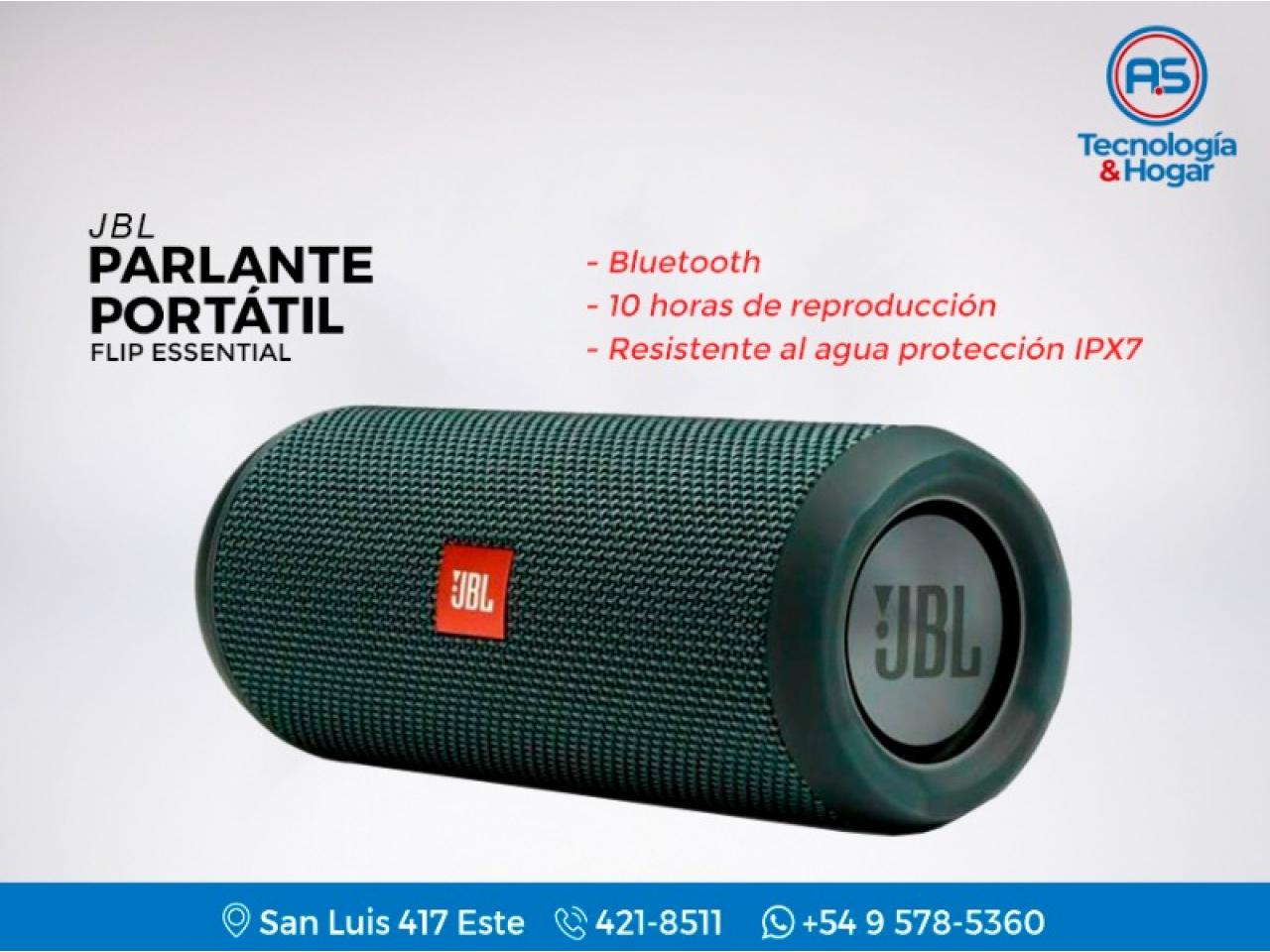 Jbl Flip Essential - Bluetooth - 10 Horas De Reproducción - Resistente Al Ipx7 - Calidad De Sonido - Nuevo - Comprá en San Juan