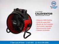 Caloventor Liliana Heatcyclone Cfi700 - Potencia 1200/2400w - Cabezal Reclinable - Corte De Seguridad - Nuevo
