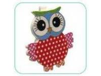 Broche C/aplique Buho10x10 30mm