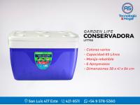 Conservadora Garden Life 65 Litros Lf7765 - Dimensiones 38 X 41 X 64 Cm -  Protección Uv - Manija Rebatible - Resistente