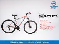 Bicicleta Rodado 29 Mtb -  27 Velocidades - Aluminio - Accesorios Shimano - Frenos Hidráulicos - Fosil Torvos - Nueva
