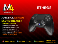 Joystick Etheos Score Breaker - Pc/ps3/ps4/android - Inalmbrico - Parlante - Pantalla Tctil