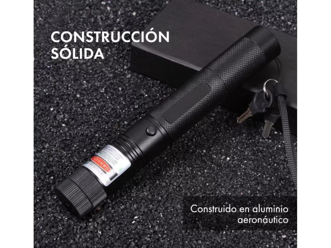 Presentador Puntero Laser Recargable 10 Km Luz Verde + Bateria