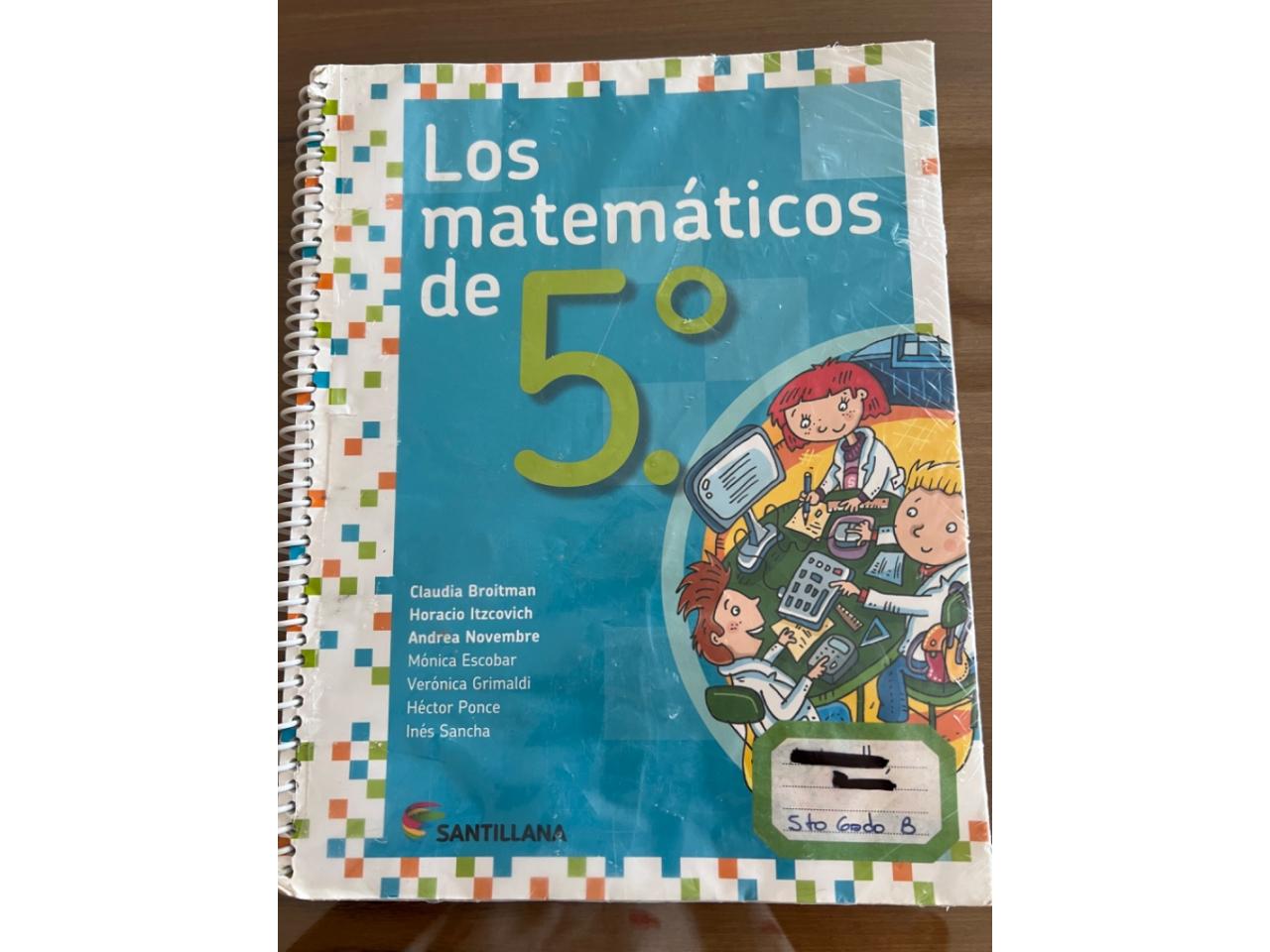 Los Matemáticos De 5 Santillana Pdf