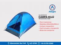 Carpa Iglu Para Dos Personas Hudson Azul Monodome 15987 - Incluye Mosquitero -  Facil Armado Y Transporte - Nueva 