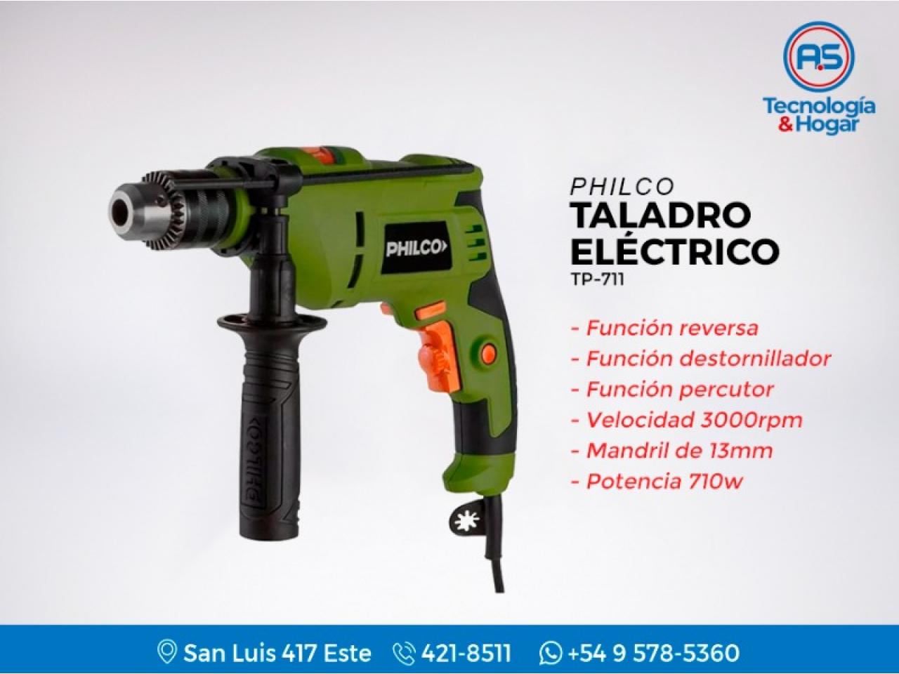 Taladro Atornillador Percutor Lusqtoff 450w Electrico 13mm