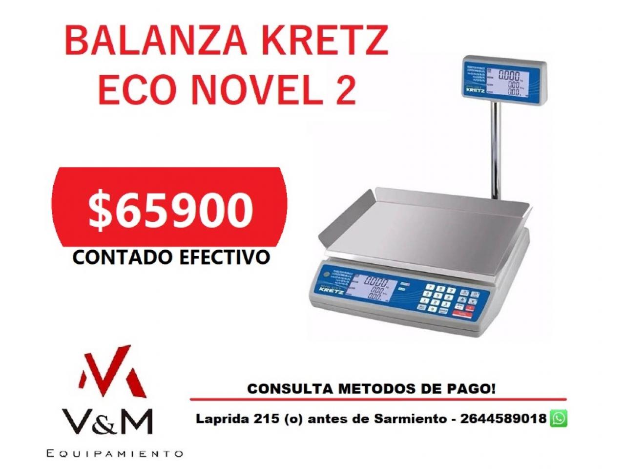 Balanza digital electrónica Kretz Novel Eco II Contadora 30kg