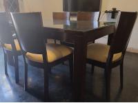 Urgente Juego De Comedor. Mesa + 6 Sillas. Escucho Ofertas