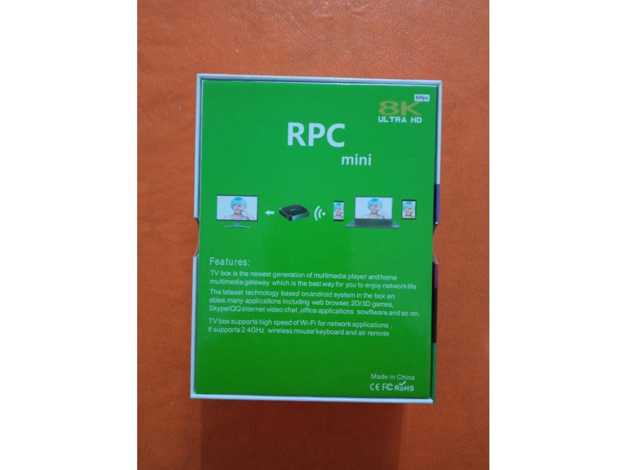 TV Box RPC Mini 16GB de RAM / 128GB / UHD / 8K - Preto no Paraguai - Visão  Vip Informática - Compras no Paraguai - Loja de Informática