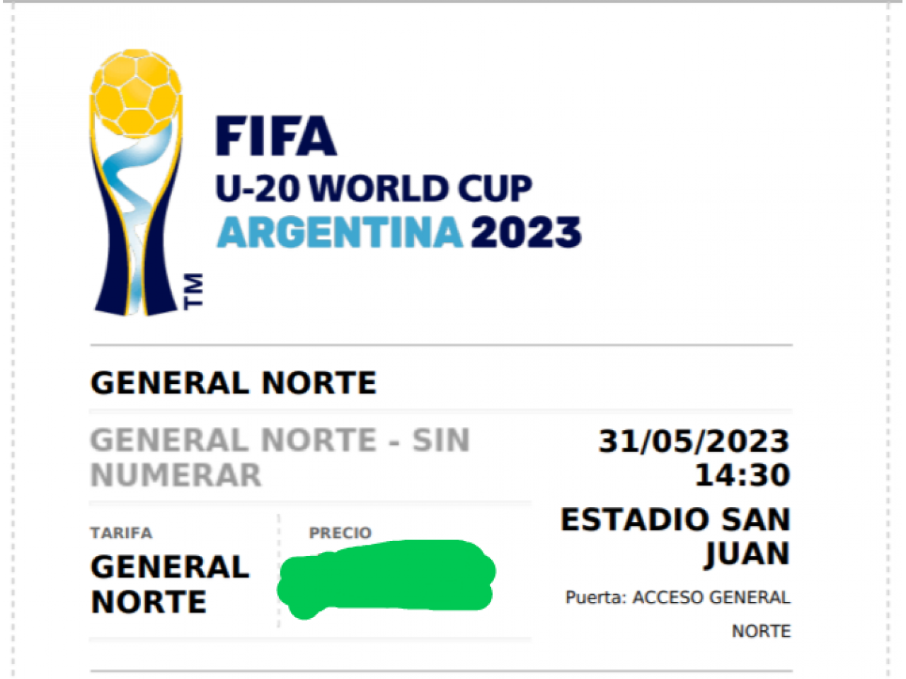 Mundial Sub 20. Octavos De Final. Argentina Vs Nigeria Comprá en San Juan