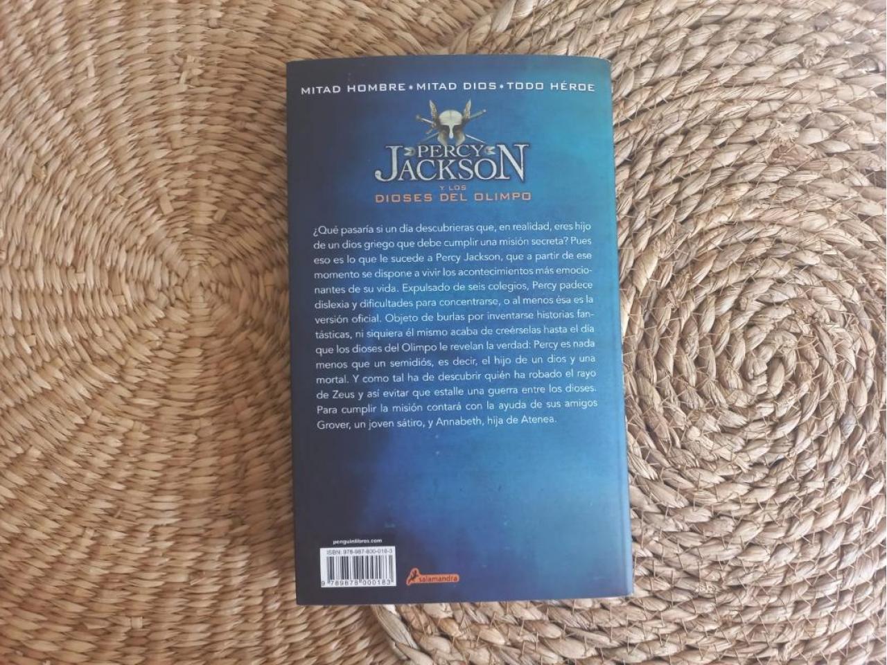 Percy Jackson: El Ladrón Del Rayo (libro 1 De Saga percy Jackson Y Los  Dioses Del Olimpo) - Comprá en San Juan