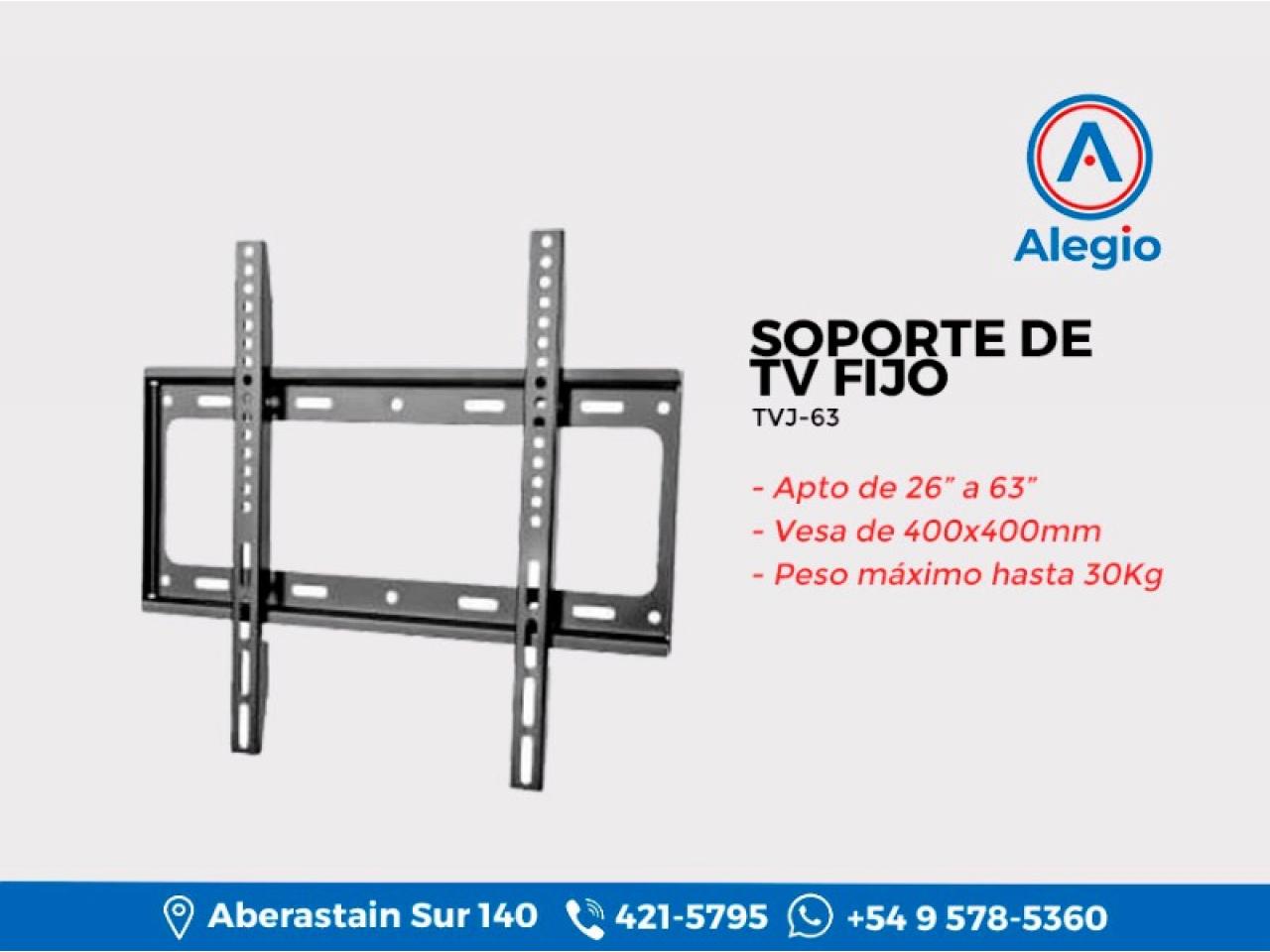 Soporte para TV fijo de 26 a 63 pulgadas ideal para TV LE