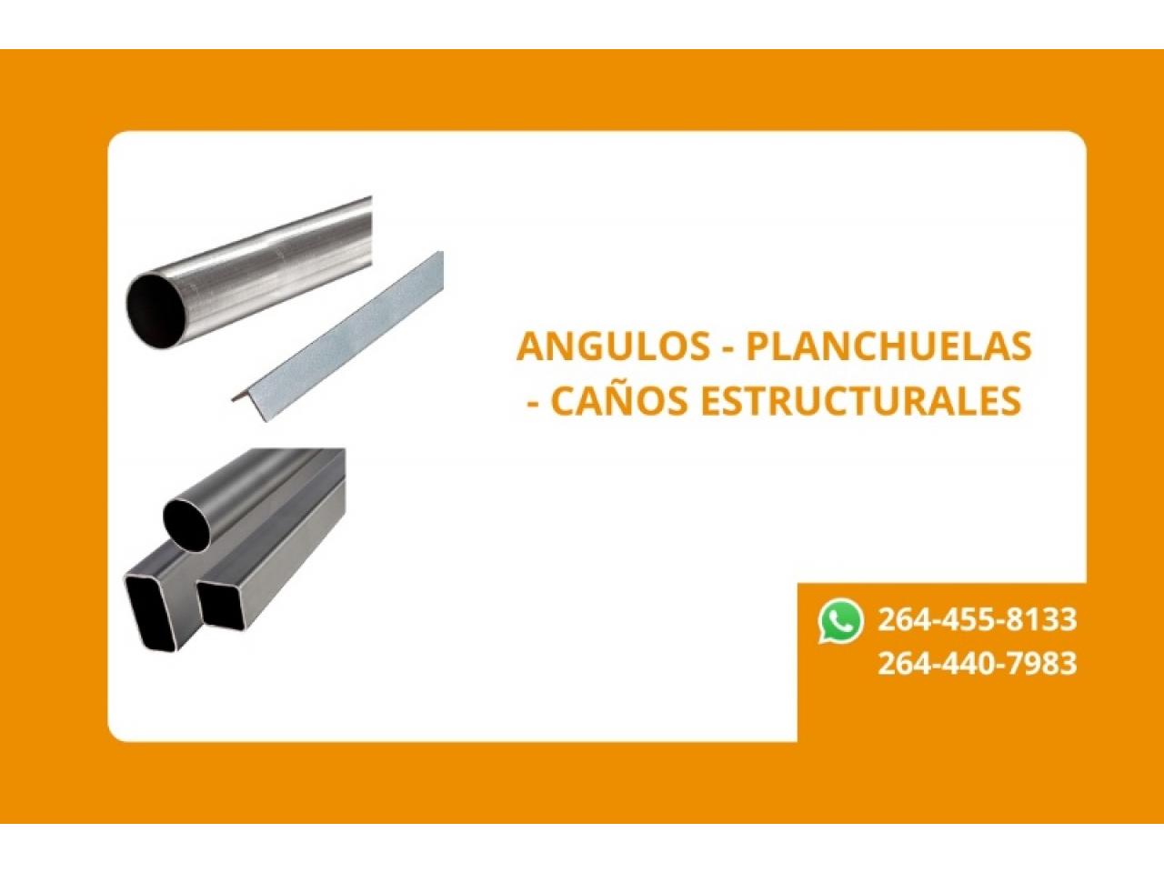 Ángulos - Planchuelas - Caños Estructurales - Comprá en San Juan