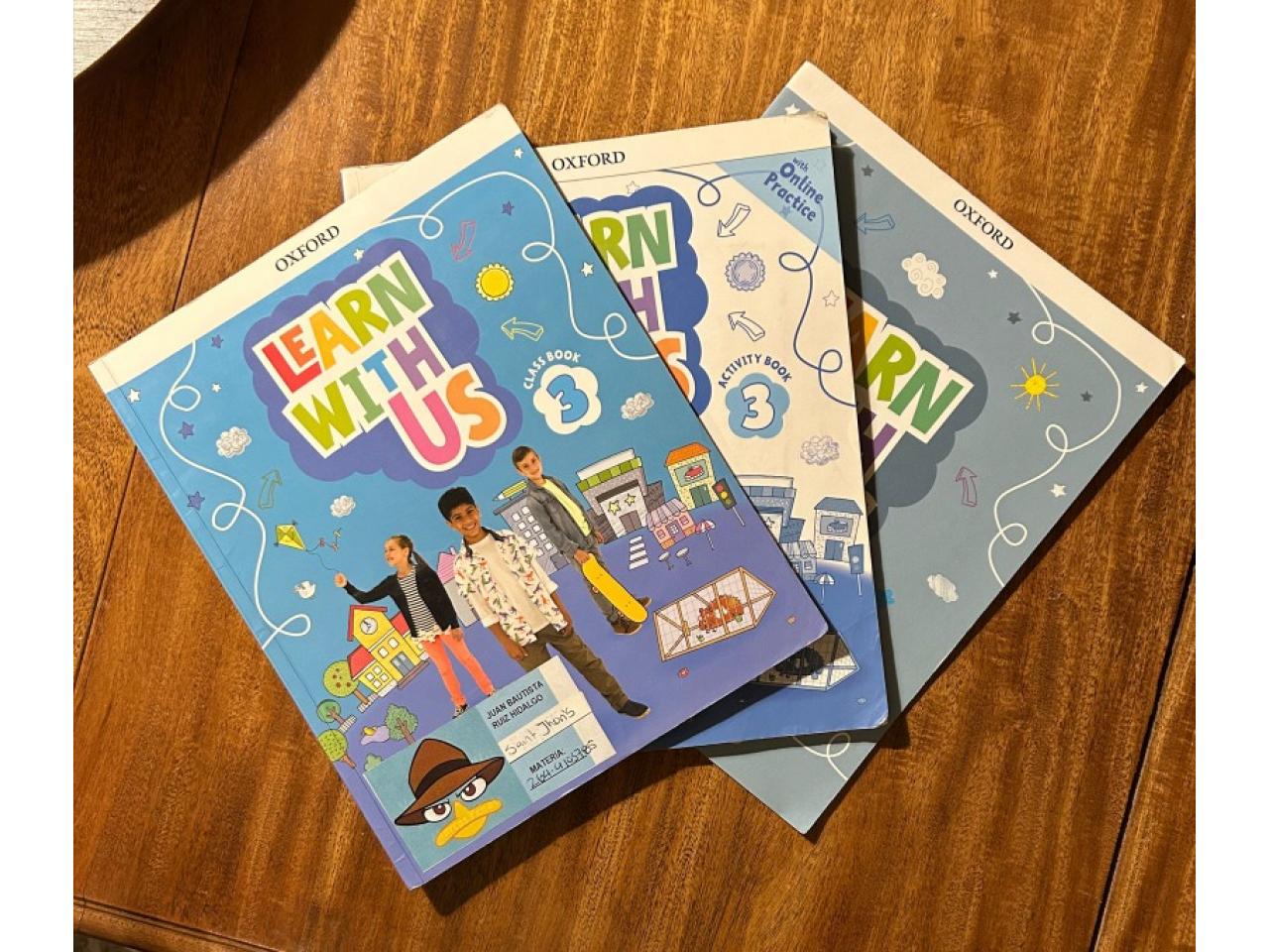 Learn with us 3 class book activity book entry book compr en