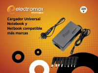 Cargador Universal Notebook Y Netbook Compatible Ms Marcas