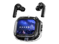 Auricular Air Max Bluetooth Con Pantalla Tactil Celeste