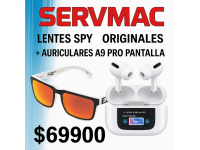 Lentes Spy+ Originales + Auriculares A9 Pro Con Pantalla Oferta