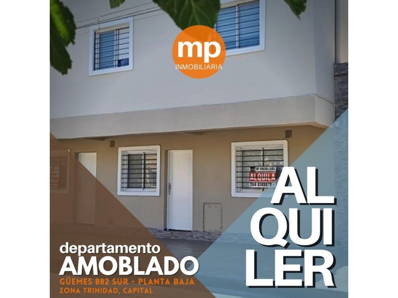 Alquiler Departamentos Amoblados Sin Cochera A/a Gas Natural Capital