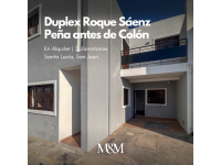  🟤 Alquiler Dplex 2 Dormitorios | Roque Saenz Pea Y Coln | Santa Luca