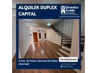 Alquiler - Duplex - 2 Dormitorios - A Mts. De Paseo Libertad - Capital